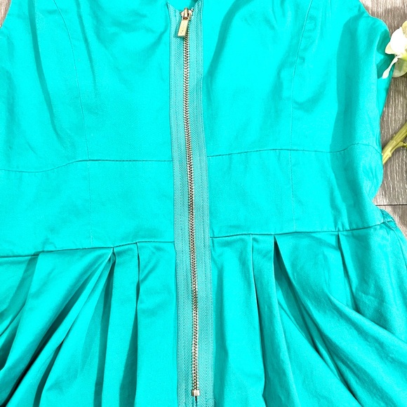 Calvin Klein Turquoise Fit & Flare Dress  10 👗👗 - Picture 5 of 6
